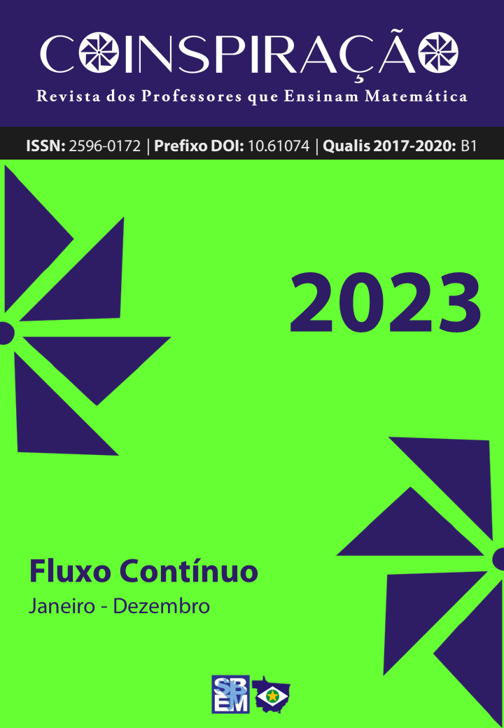 					Visualizar v. 6 (2023): COINSPIRAÇÃO - Revista dos professores que Ensinam Matemática
				